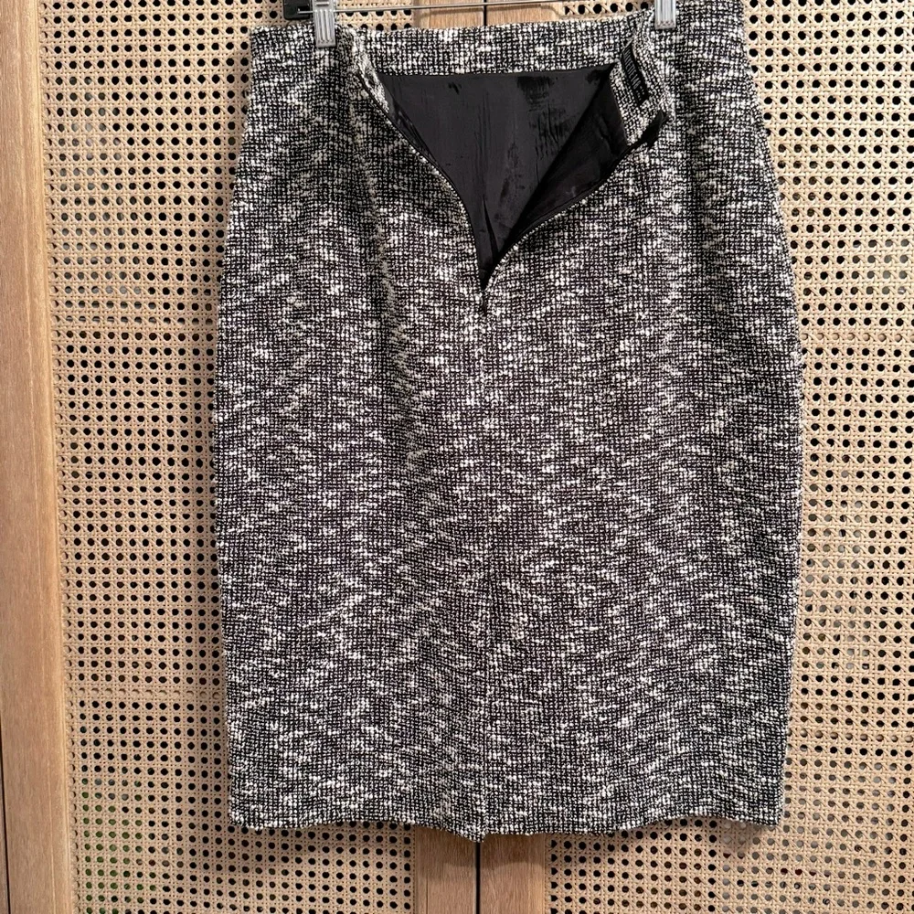 Lafayette 148 Womens Midi  Pencil Tweed Skirt Size 12
